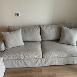 2 Modern Couches w/ Slipcovers - $300 Each or $600 for Both - Great Condition! (OBO)