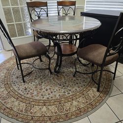 Round Dining Table + Chairs
