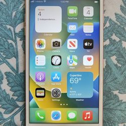 iPhone 8 Plus. 64GB Storage. Has Screen Protector On And It's Unlocked.