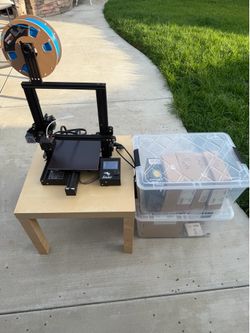 Ender 3-Pro 3D Printer Used + Filament