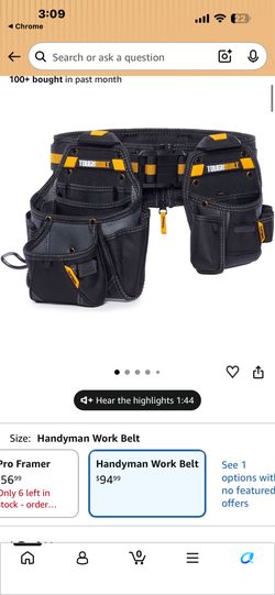 ToughBuilt handyman tool belt