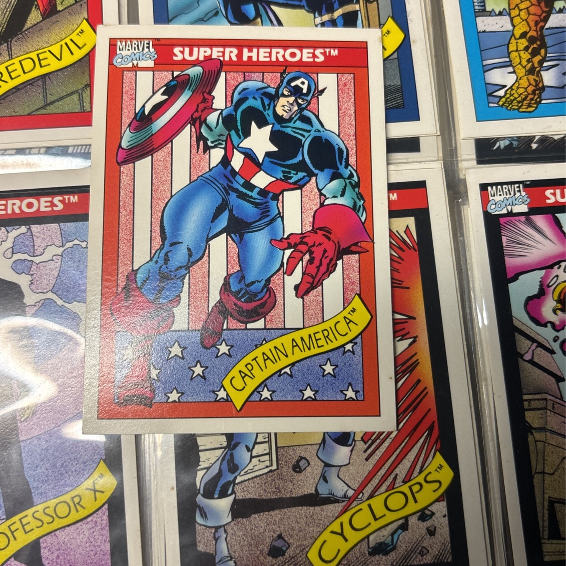 Captain America Marvel Card