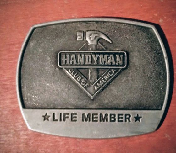 1996 Vintage Silver Metal Handyman Life Member 2
