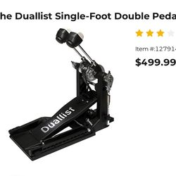 DUALIST SINGLE/DOUBLE KICK DRUM PEDAL