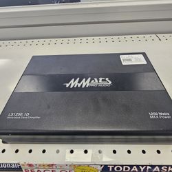 MMATS Pro Audio Car Amp. LS1250.1D ASK FOR RYAN. #4(contact info removed)-02