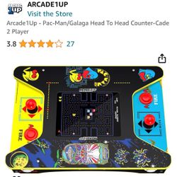 Pacman  1Up Arcade, See Fotos For Description.          Price Is Firm