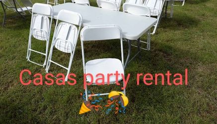 Tables, Chairs And Heaters