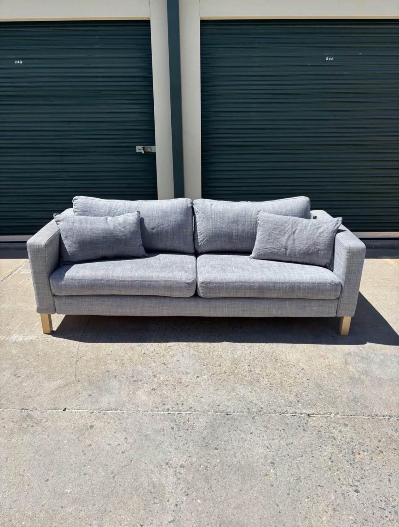 **FREE DELIVERY** Beautiful Modern Grey IKEA COUCH