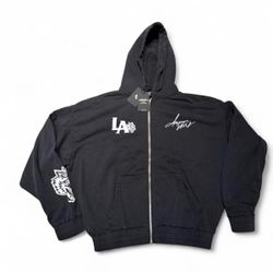 Brand New Rare Sold Out Darcsport LOS ANGELES zip up Black in Mens Medium With Tags
