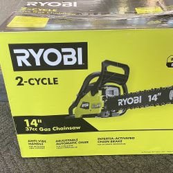 Ryobi 14” Chainsaw-Model RY3714-New In Box!