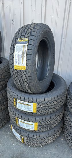 265-60-18 AT $500 CASH OUT THE DOOR All Terrain Tires installed (4) New 50,000 Mile Warranty