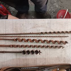 5 Long Auger Bits 