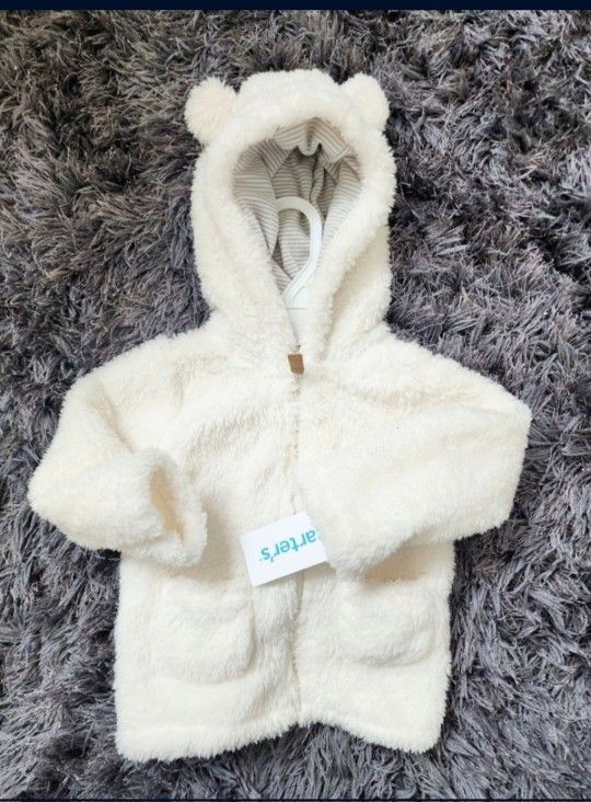 Carters Baby Unisex Sherpa Hooded Long Slevee Sweater, Pick Up Palmdale,ca