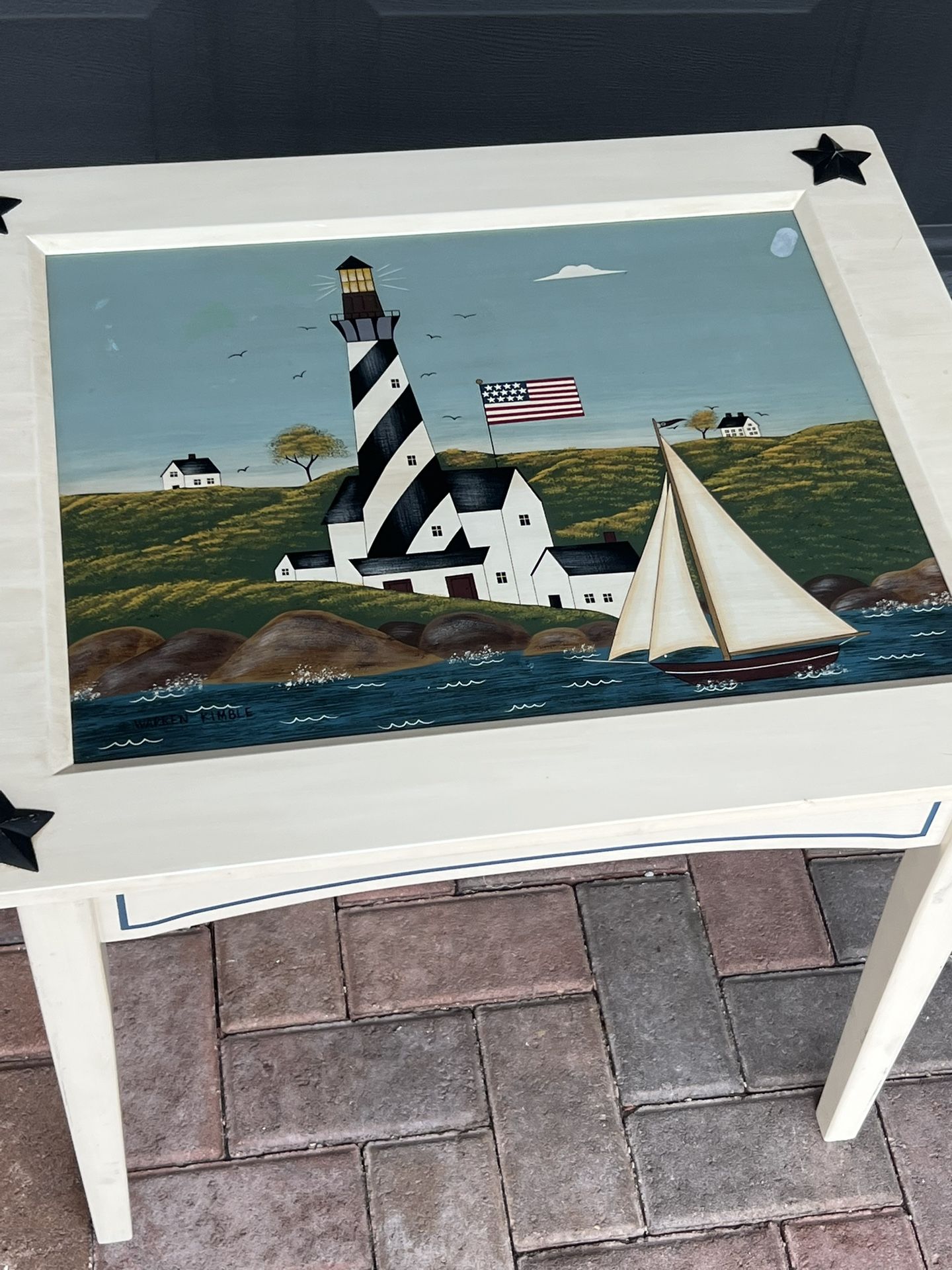 Nautical End Table