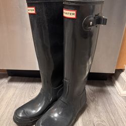 HUNTER Women's Original Tall Rain Boots - Teal