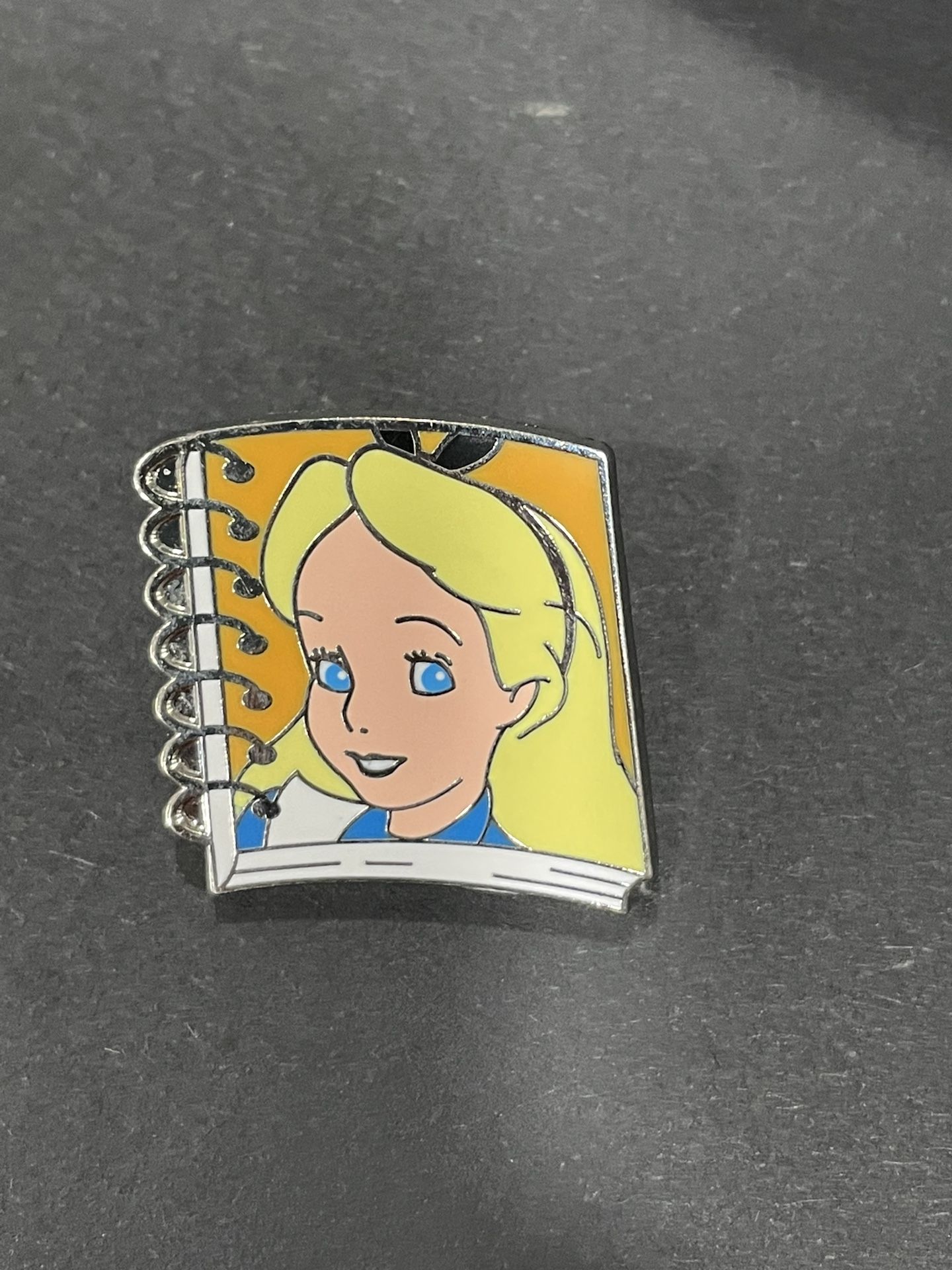 Alice Notebook Disney Pin