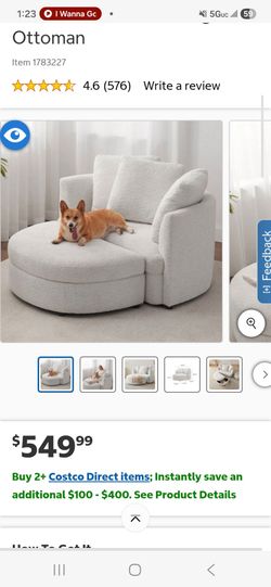 Oversized chair with storage ottoman-Delivery Available‼️