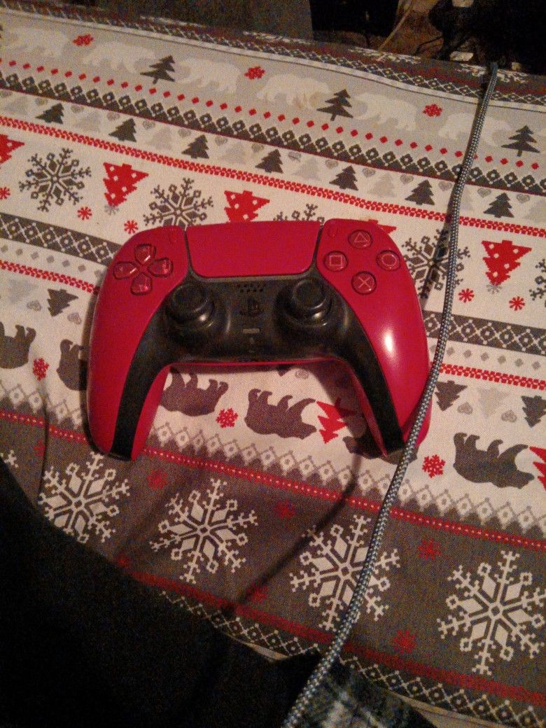 Red PS5 Controller