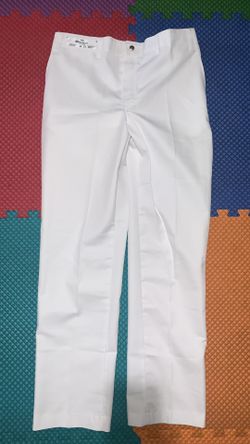 white “chef” pants in n out 34x32