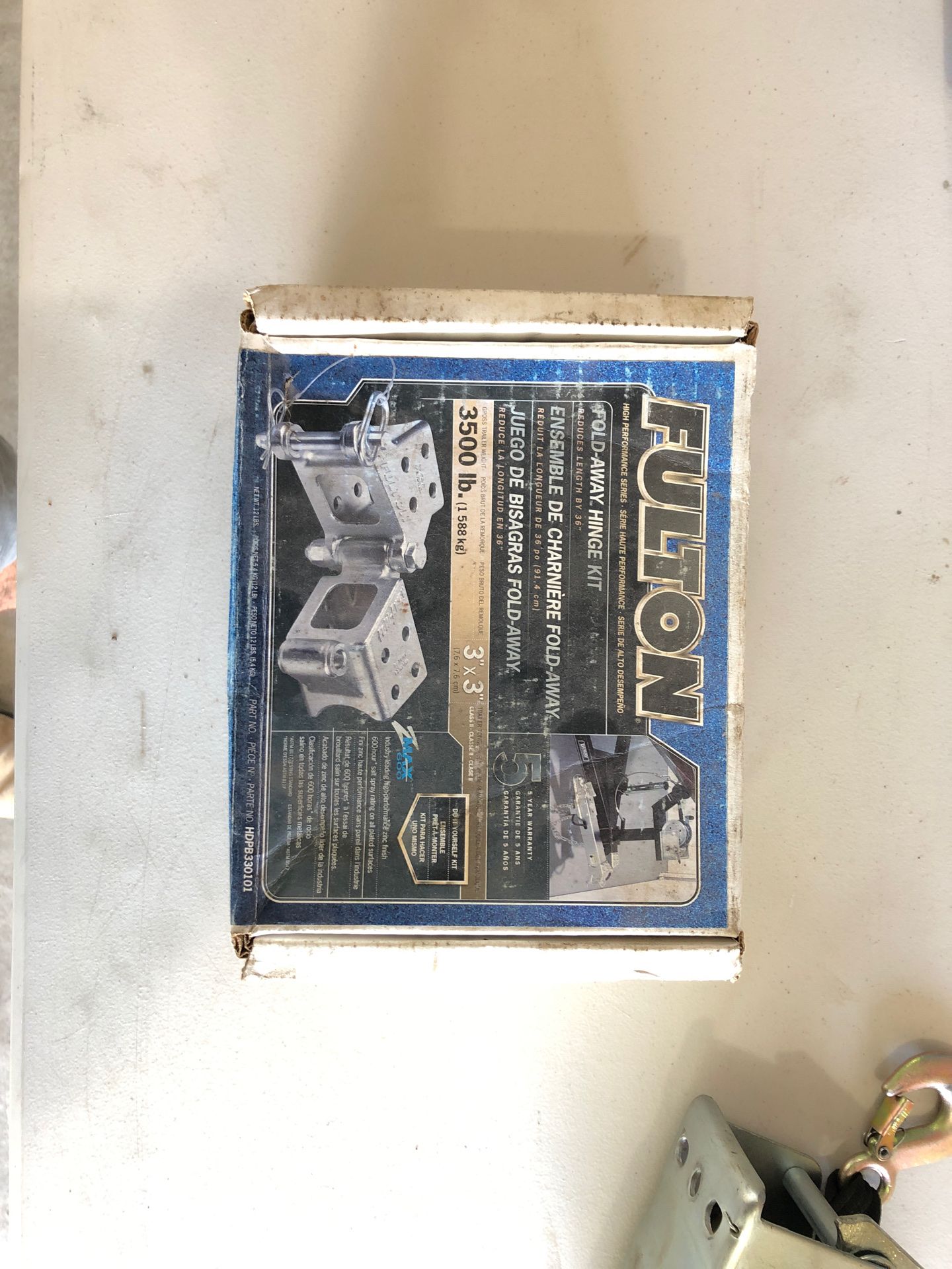 Fulton fold-away hinge kit