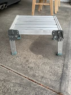 HAUL-MASTER 18 in. Step Stool Working Platform