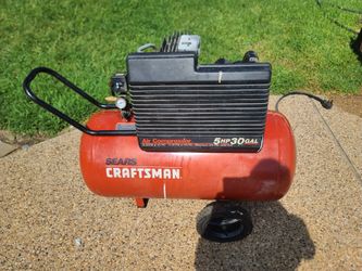 Craftsman 5hp 30 gallon air compressor 220v