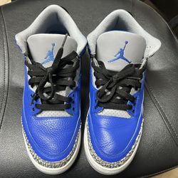 Jordan 3 Varsity Royal Size 9.5 Read Description 