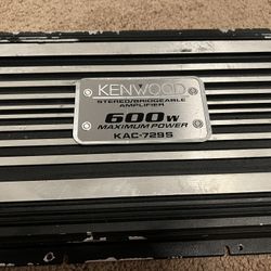 Kenwood KAC-729S 600w AMPLIFIER