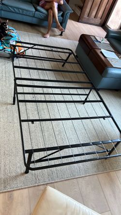 Folding Metal Bed Base - twin size