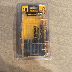 Dewalt 10pc Drill Bit Set 