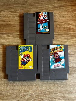Super Mario 1, 2 and 3 NES