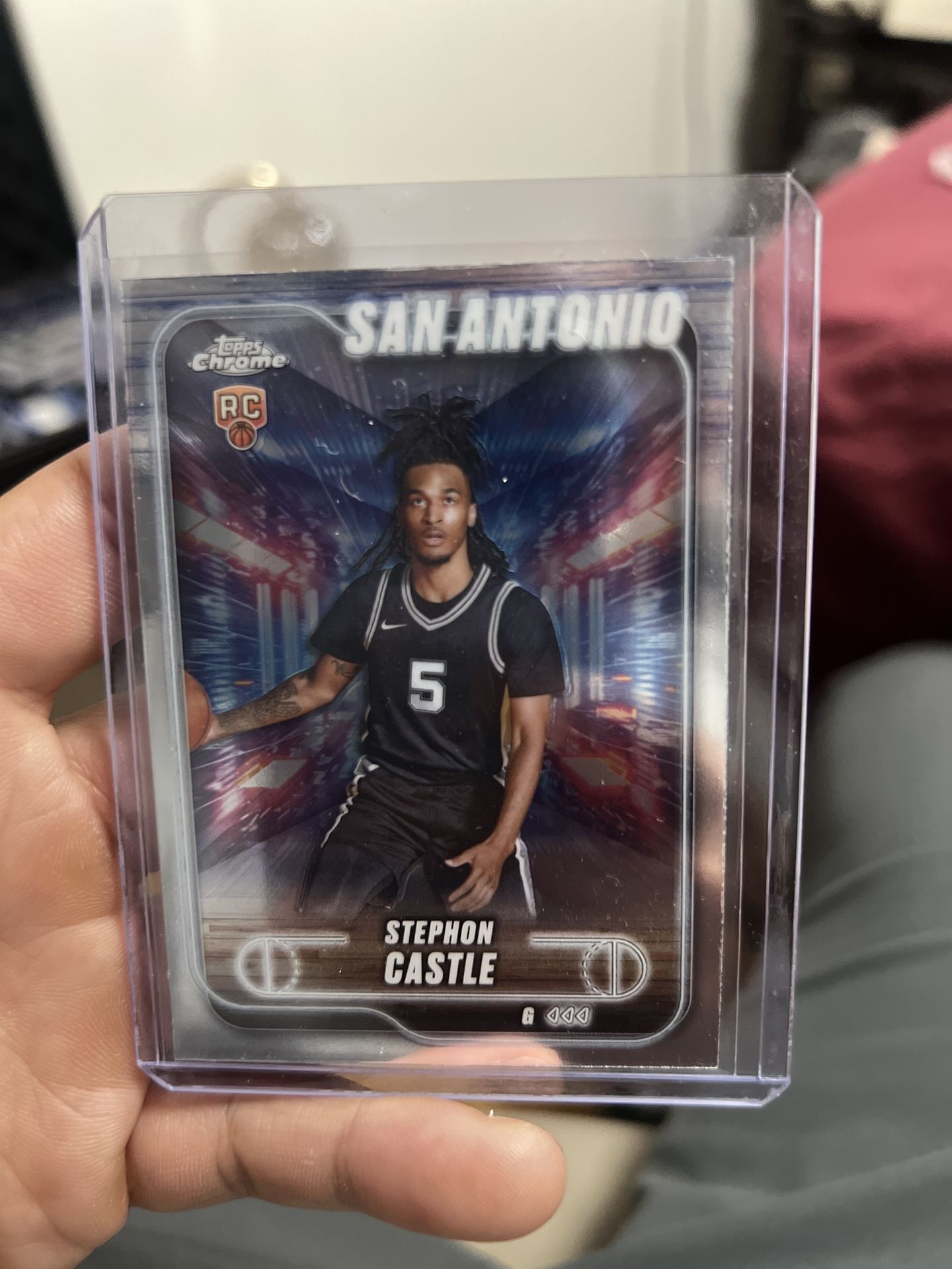 2024-25 Topps Chrome Basketball Stephon Castle ROOKIE RC #122