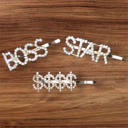 Crystal Expression Hair Clips Set