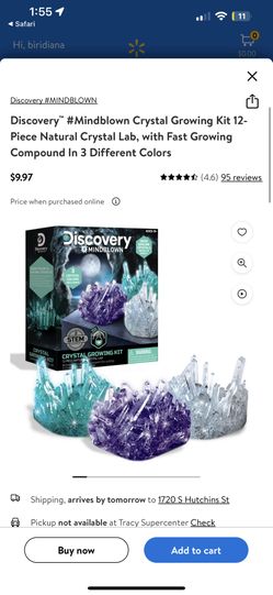 Discovery™ #Mindblown Crystal Growing Kit 12- Piece