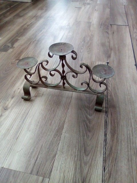 Wrought Iron Candle Holder
