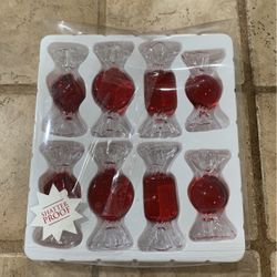 Red Glass Candies Shatter Proof 