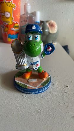 LA Dodgers Yoshi 2025 World Series Champions Bobblehead