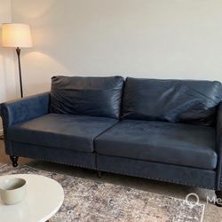 ACMEASE 80 Inches Faux Leather Loveseat Couch (Delivery Included)