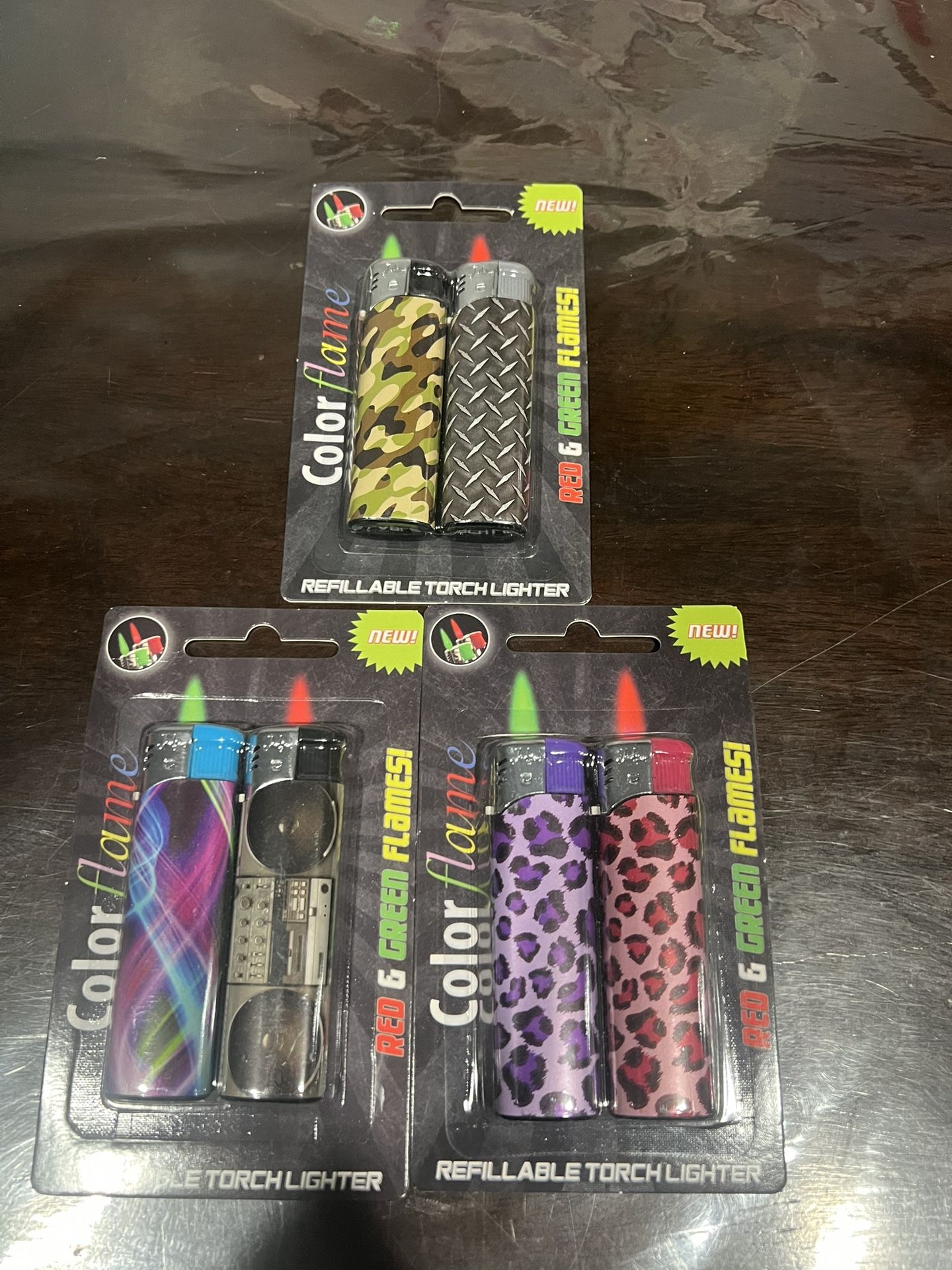 Colorflame lighters