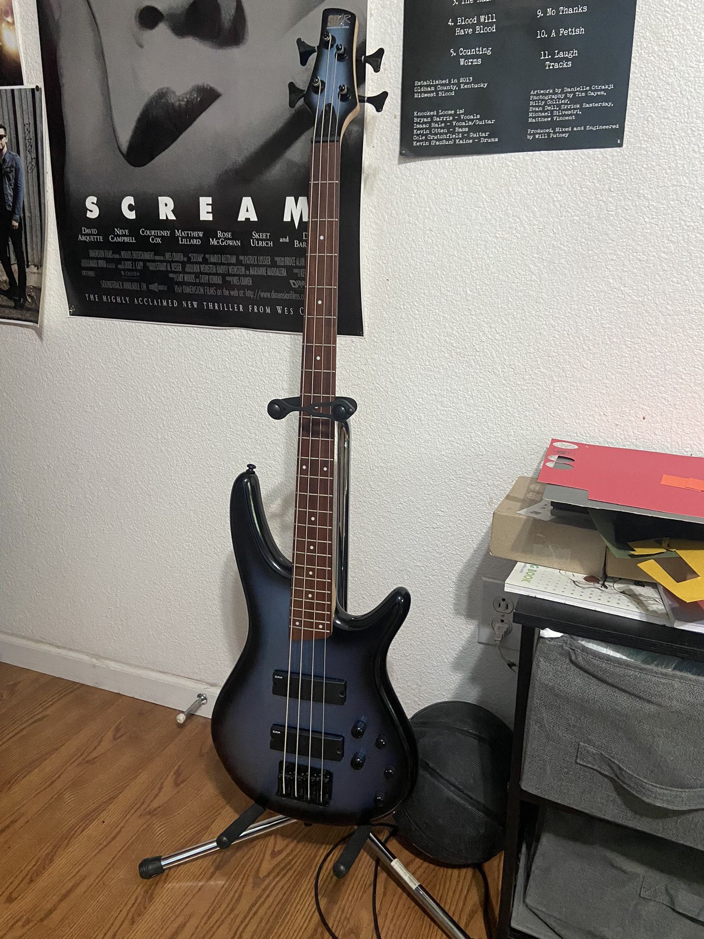 Ibanez Sr250 Electric Bass Soda Sunburst Blue