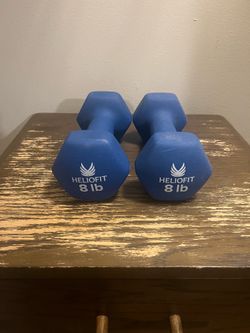 HelioFit 8 lb Dumbbells (Pair)