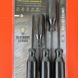 Klein Tools Limited Edition Blackout Screwdrivers