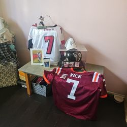 Signed MICHAEL VICK Helmet