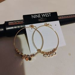 Nine West Hoop Earrings 