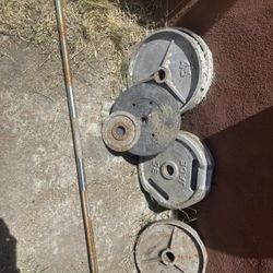 Olympic Bar And Weights 