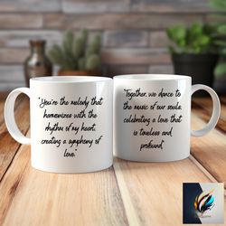 Love Brew: Exquisite Pair of Romantic Mugs for Heartwarming Moments
