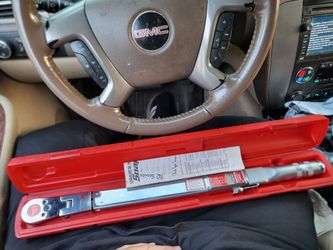 SNAP-ON *NEAR MINT!* 1/2" DRIVE TQFR250C "FLEX" TORQUE WRENCH!
Working Perfectly in Every Way