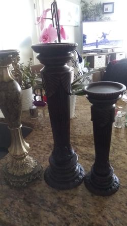 3 Candle Holders