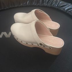Jcrew Leather Clogs Shoes