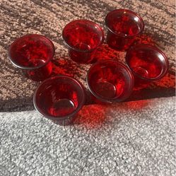 Red Tea Light Candle Holder 